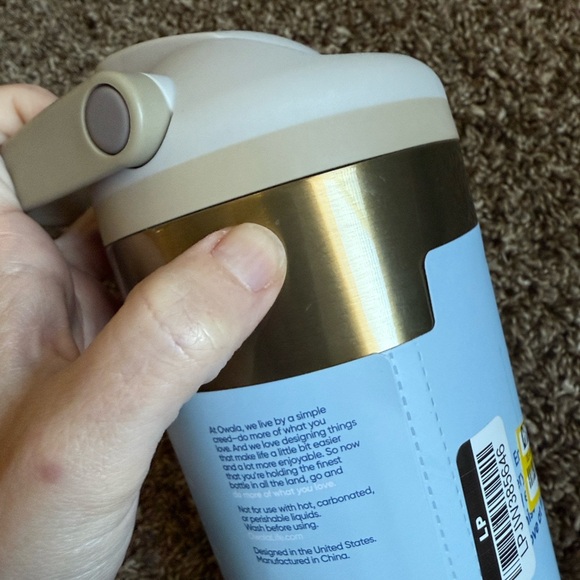 NWT Holiday Owala Gold Stainless Steel Tumbler 30oz - Picture 11 of 12